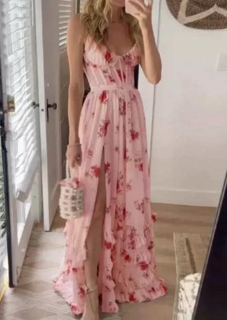 Scarlett | Vestido romántico con estampado floral