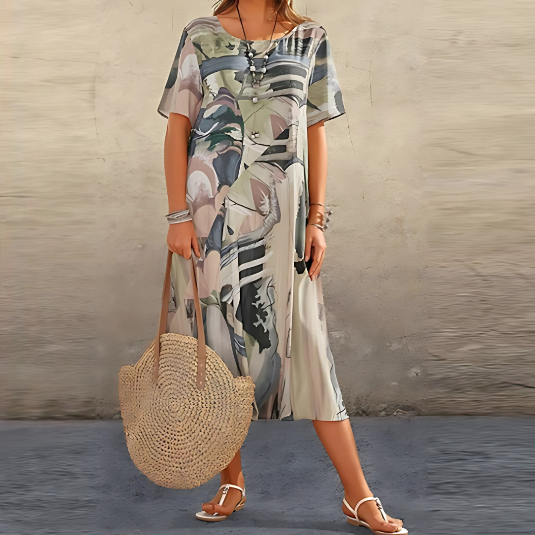 Orla – Vestido Floral Cómodo
