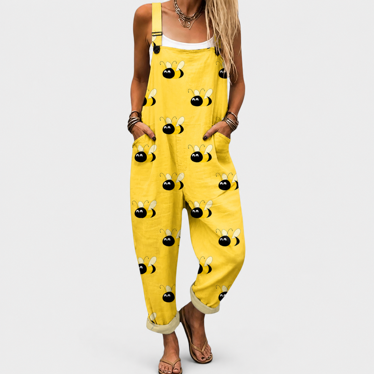 Salopette estampada cómoda