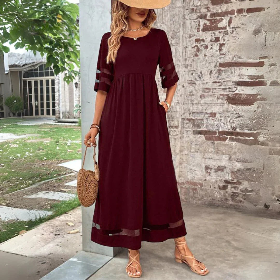 Carmen | Vestido midi que estiliza la silueta y alisa el abdomen