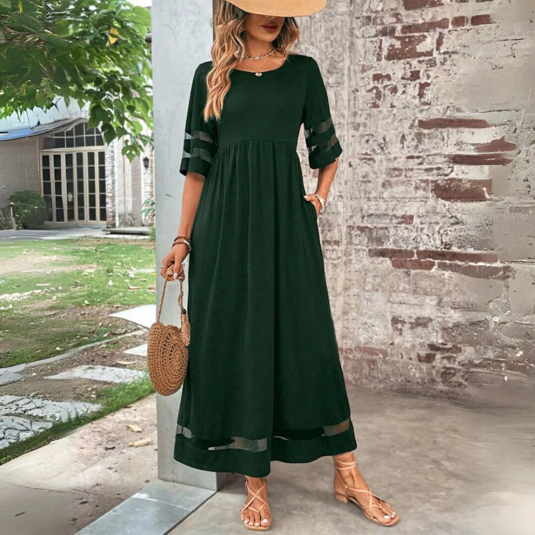 Carmen | Vestido midi que estiliza la silueta y alisa el abdomen