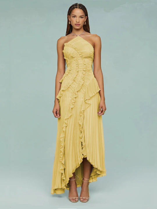 Camila | Vestido Romántico Asimétrico