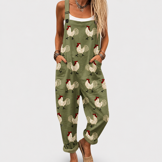Salopette estampada cómoda