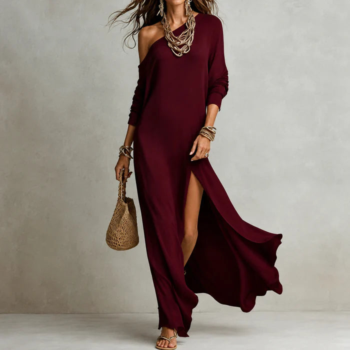 Serina | Vestido asimétrico elegante