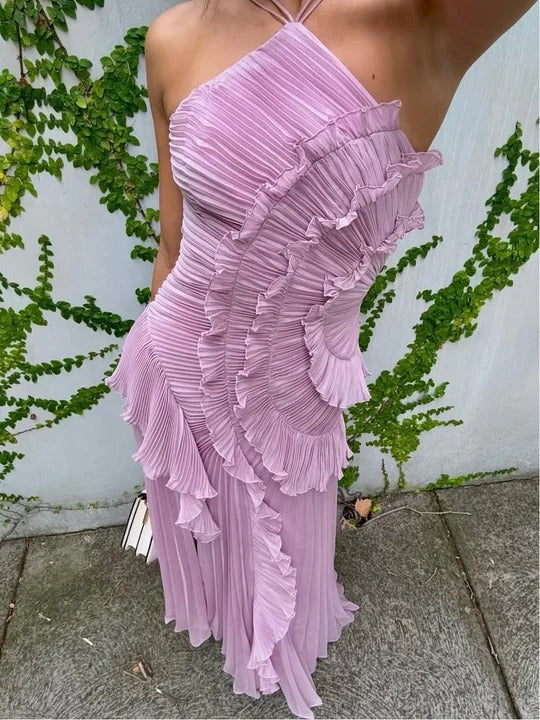 Camila | Vestido Romántico Asimétrico