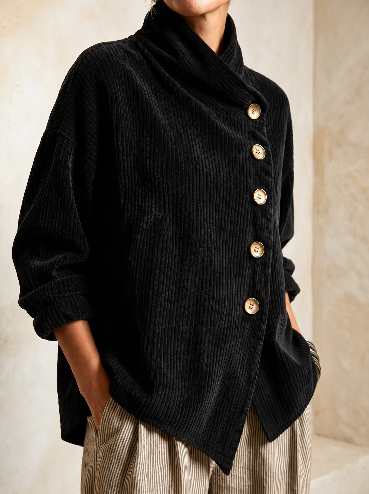 Campo Real | Camisa de Pana con Botones