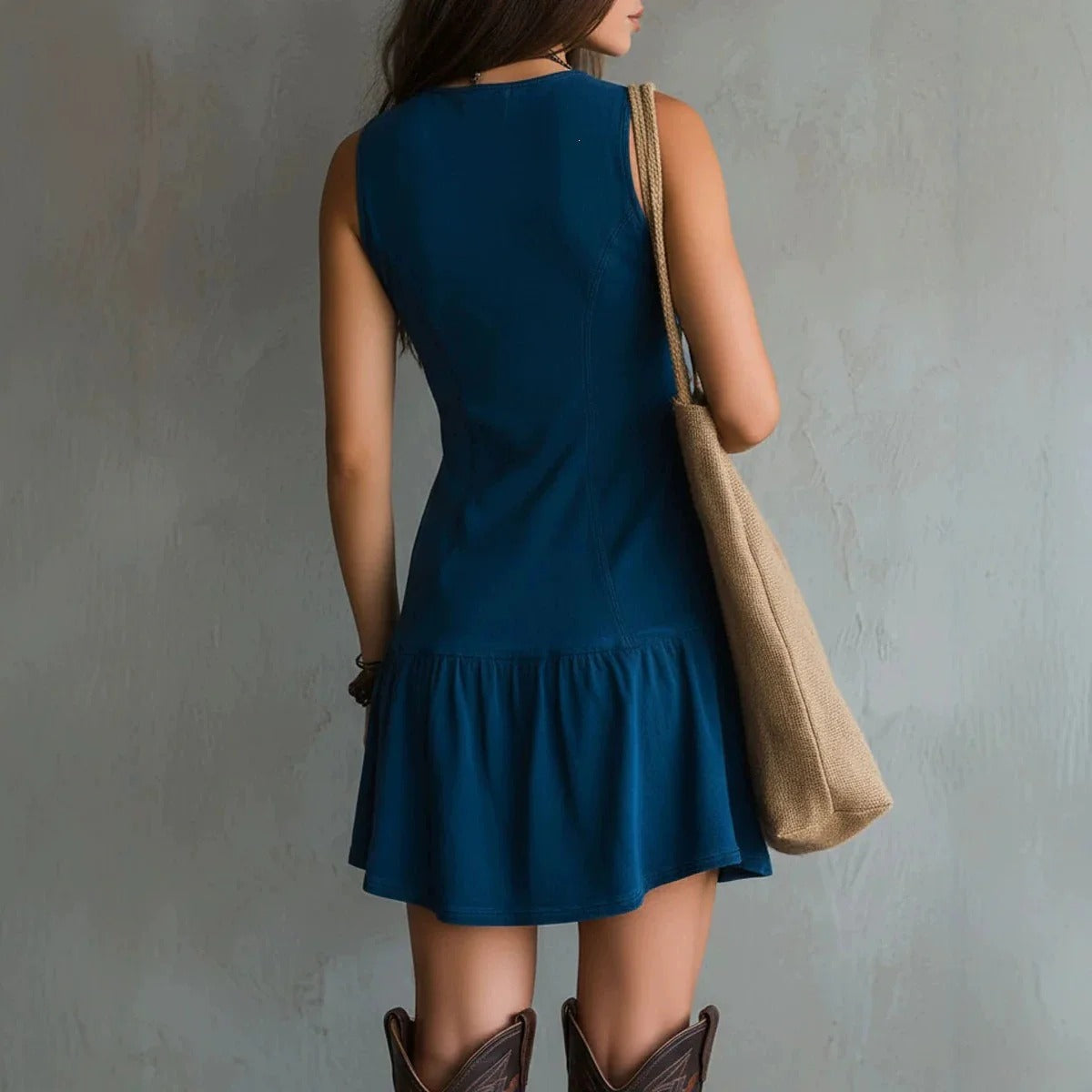 Rocío | Minivestido Bohemio sin mangas